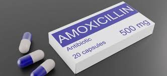 Amoxicillin package - prescription medication